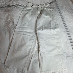 Agolde Cream Relaxed Jeans